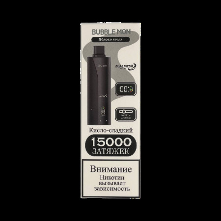 Bubble Mon Booster P-15000 Яблоко Ягода