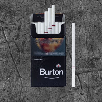Сигареты Бертон Супер Слим Чёрный (Burton Super Slim Black)