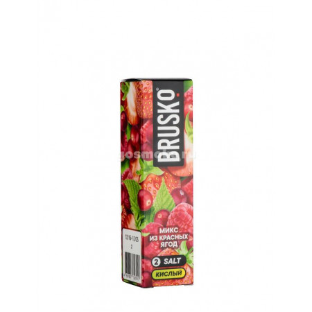 Жидкость BRUSKO(Chubby) 2 35мл Микс из красных ягод 2