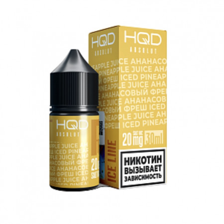 Жидкость HQD ABSOLUT ICE LINE Iced pineapple juice / Ананасовый фреш